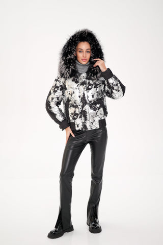 Glacier Fox Collar Down Fill Puffer - By Baano