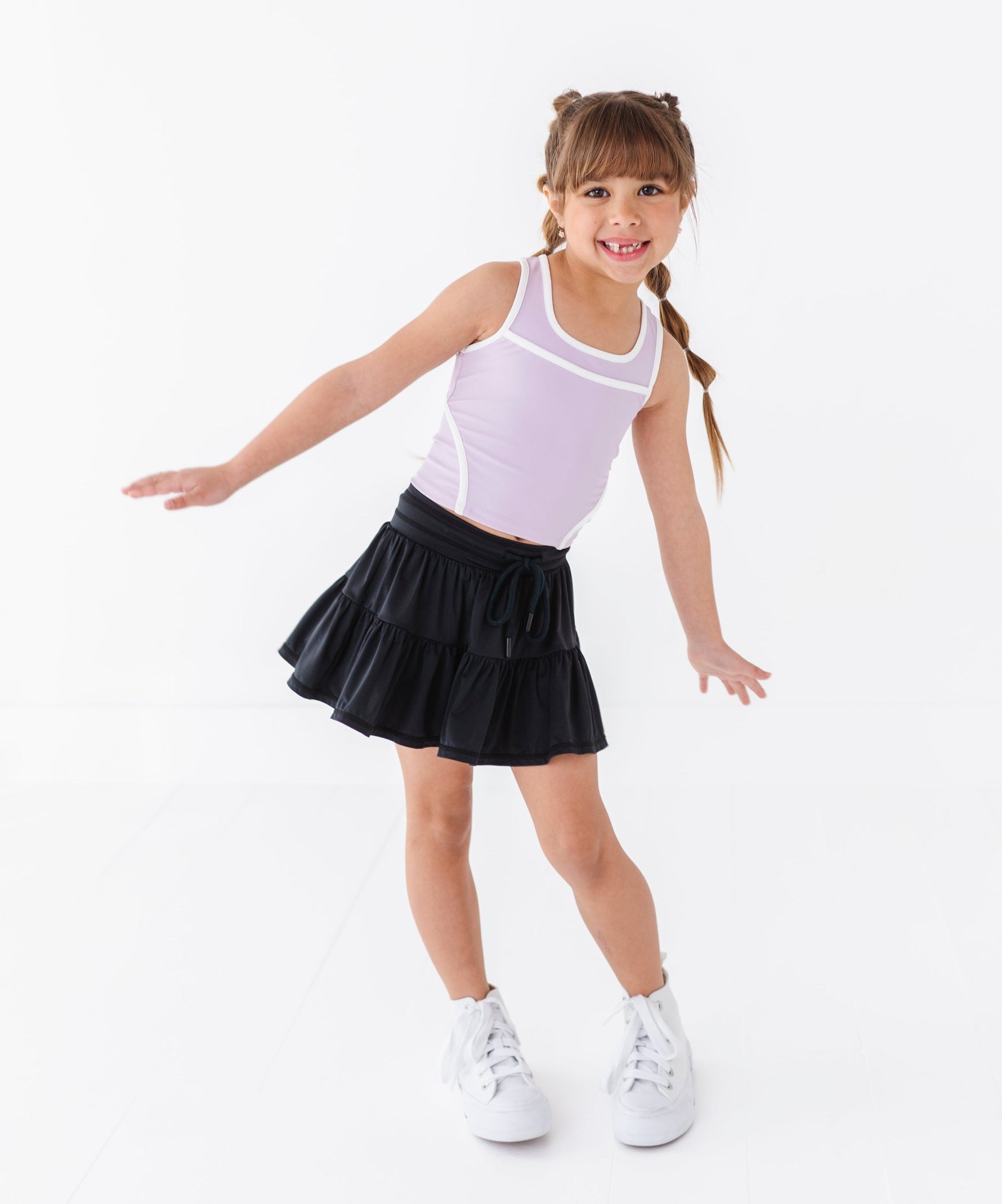 Black | 2-tiered Skort - By Baano