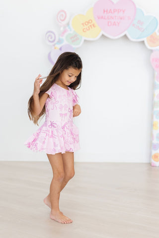 Twinkle Ties S/S Twirl Leotard - By Baano
