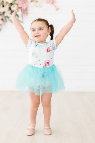 SALE Rainbow Grooves Tutu Bodysuit - By Baano