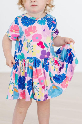 Dahlia Dreams S/S Twirl Bodysuit - By Baano