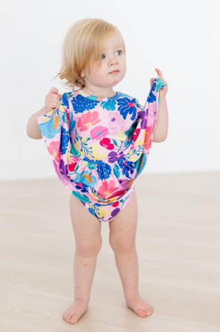 Dahlia Dreams S/S Twirl Bodysuit - By Baano
