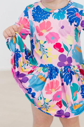 Dahlia Dreams S/S Twirl Bodysuit - By Baano