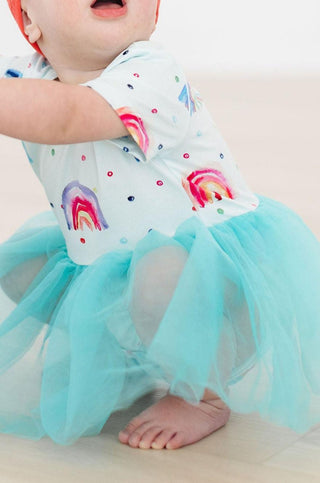 SALE Rainbow Grooves Tutu Bodysuit - By Baano