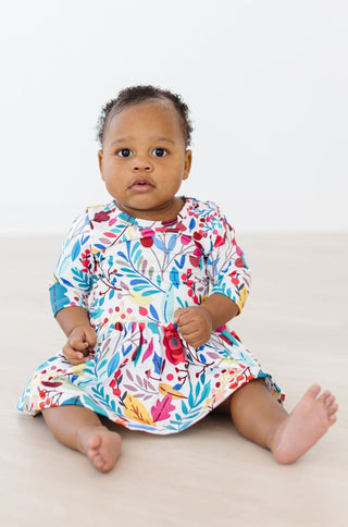 SALE Winter Berries Twirl Bodysuit - By Baano