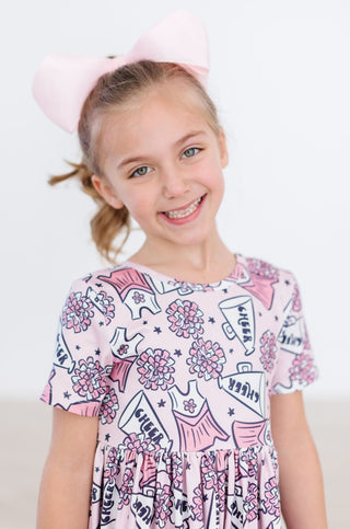 SALE Cheer S/S Pocket Twirl Dress - By Baano