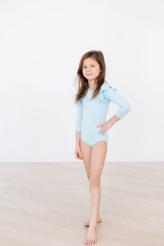 Bluebird L/S Flutter Sleeve Leotard - By Baano