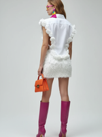 3D Flower Splicing Shirt, MoMA | Women - BYMANYC ® New York