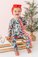 Holly Floral | ZIP ROMPER - By Baano
