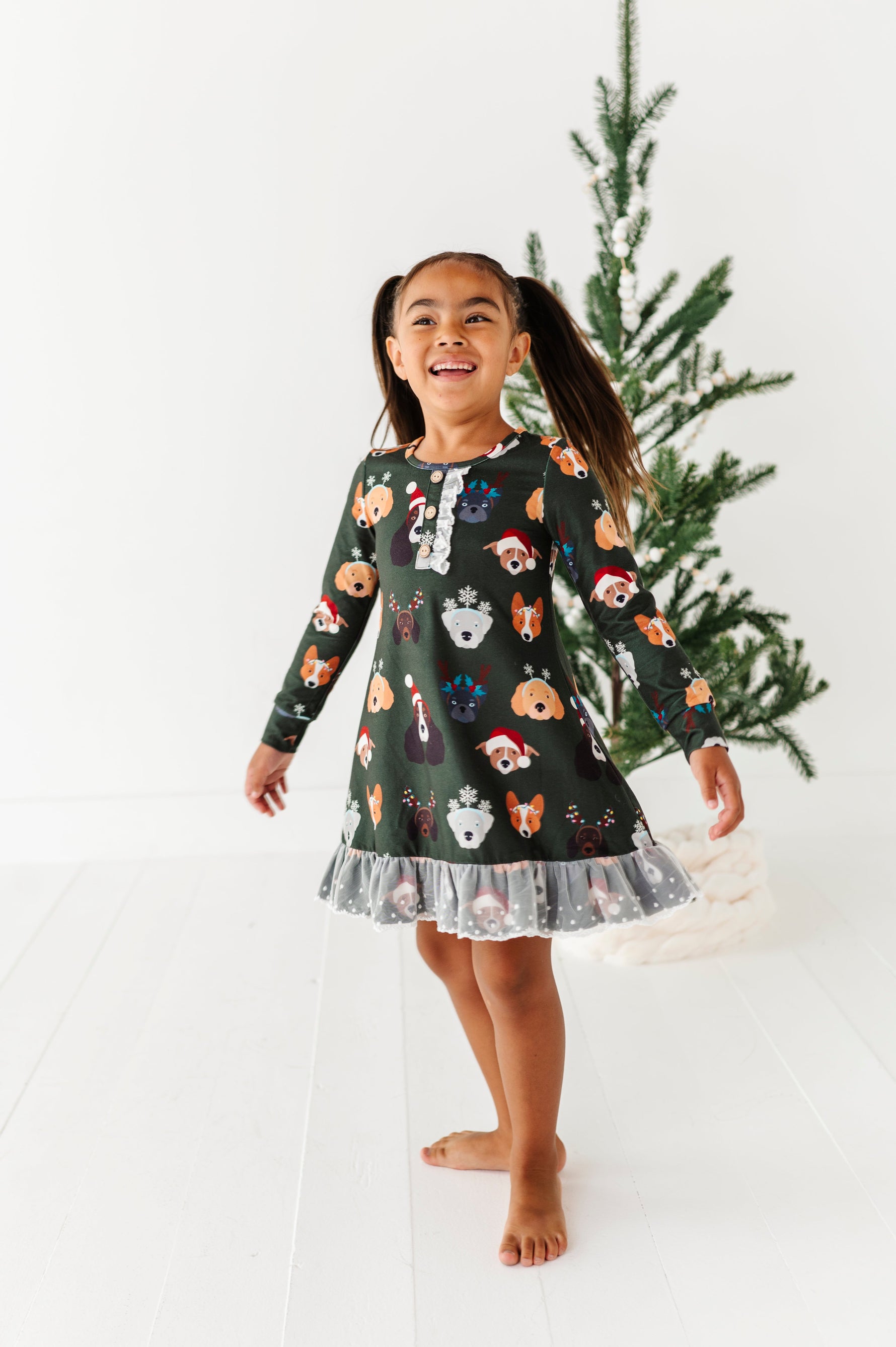 Christmas Doggies | NIGHTGOWN - By Baano