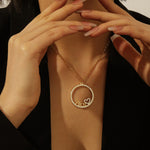 Iced Halo Name Necklace