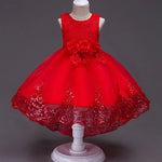 Red Flower Girl Dress - # GIAA211710004