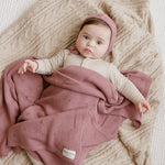 Organic Pointelle Luxury Knit Swaddle Blanket - By Baano