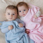 Organic Ribbed Knit Cotton Baby Blanket - By Baano