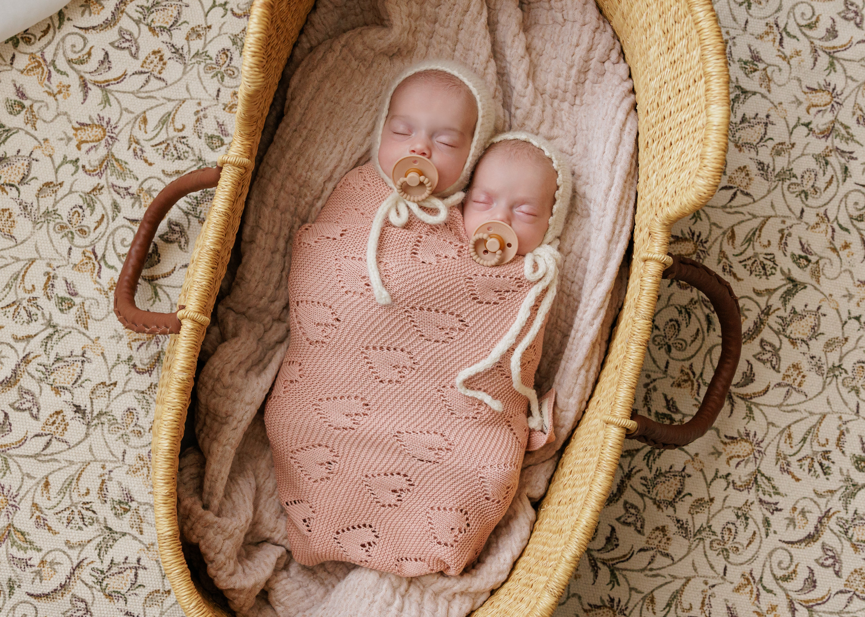 100% Cotton Luxury Knit Heart Swaddle Baby Blanket - By Baano