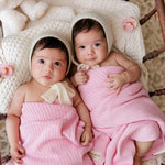 Organic Ribbed Knit Cotton Baby Blanket - By Baano