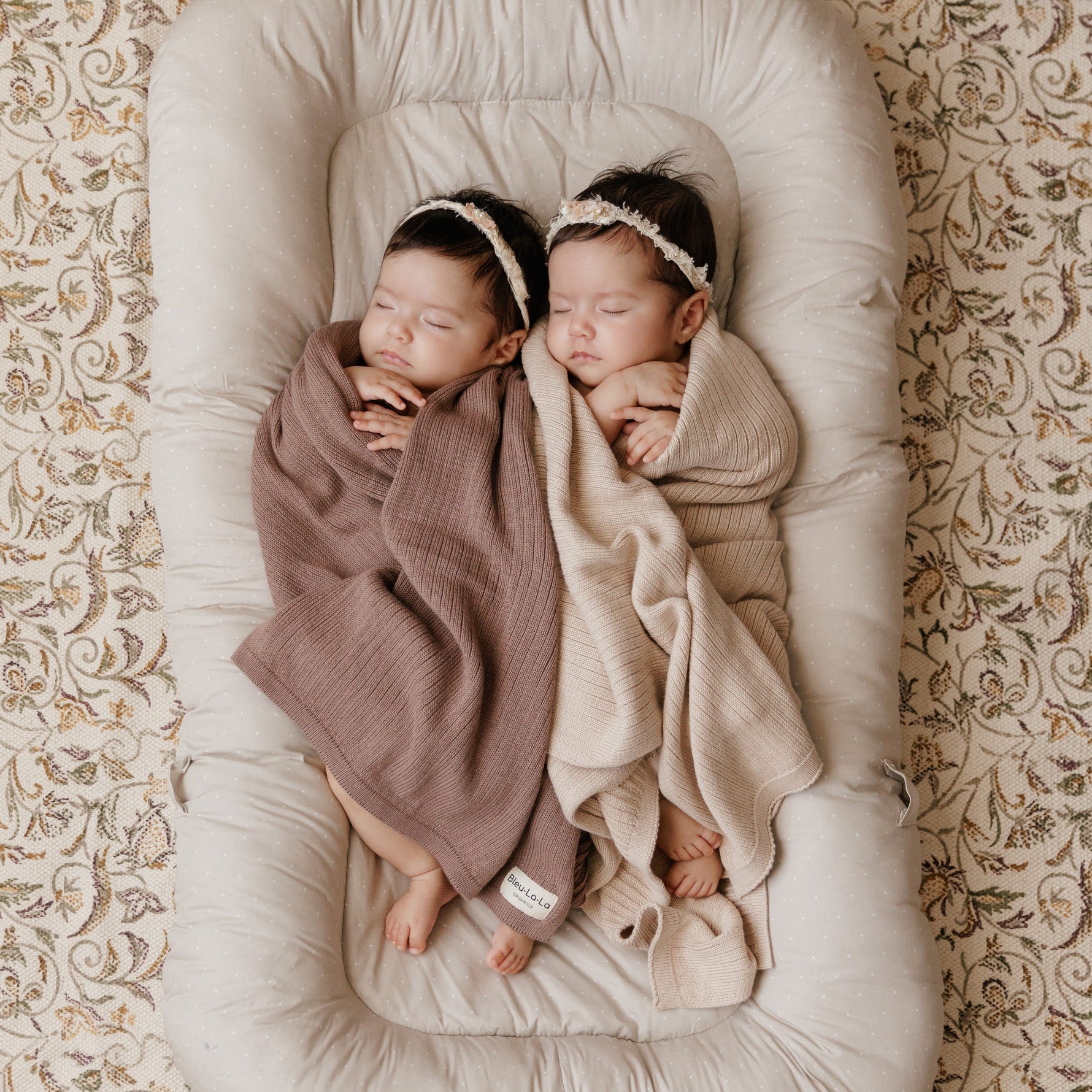 Organic Ribbed Knit Cotton Baby Blanket - By Baano