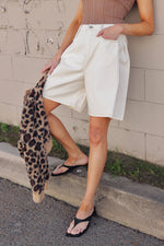 WATCHING THE WIND WOVEN BERMUDA SHORT - By Baano