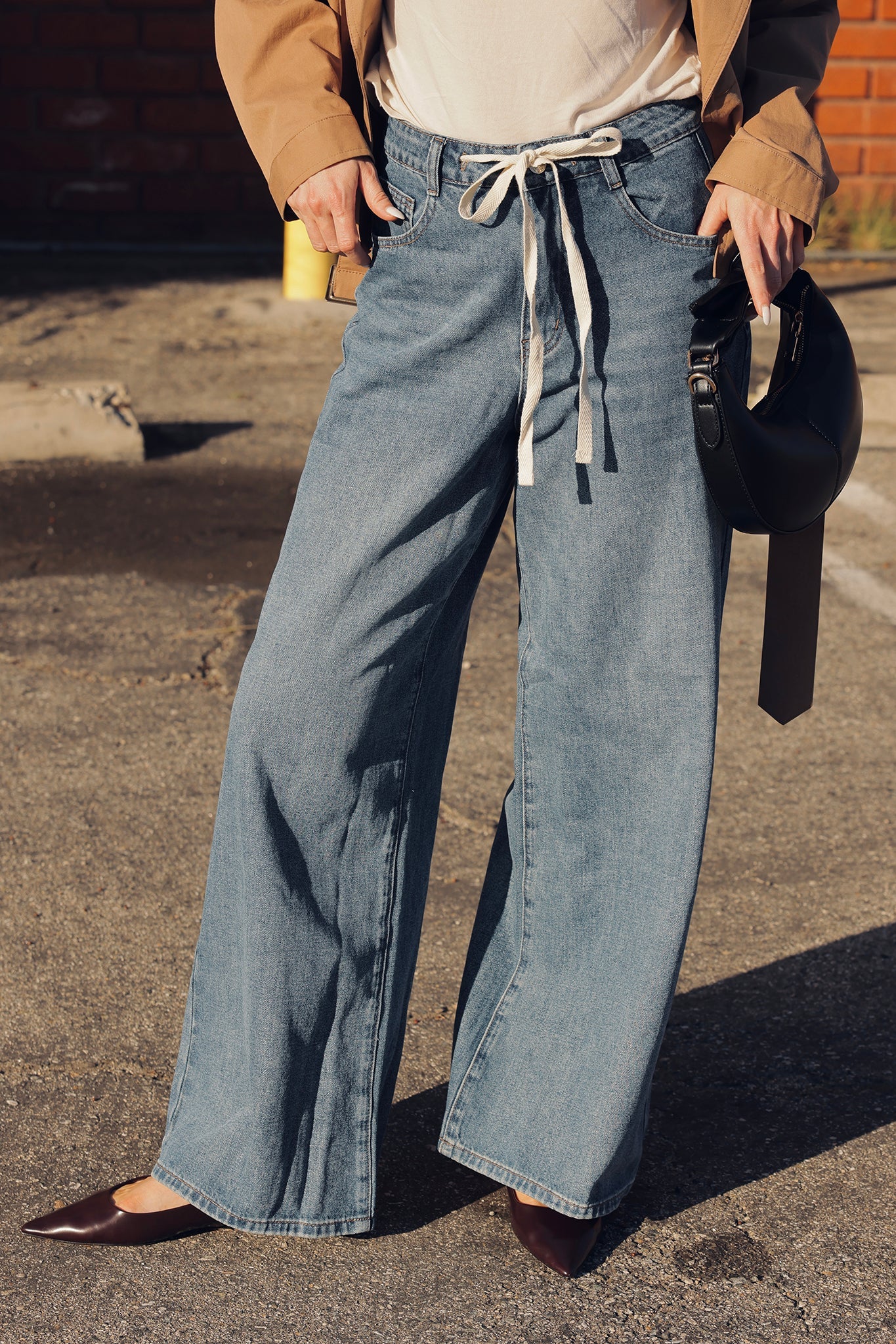 SHE'S A SWEET TALKER DENIM PANTS - By Baano