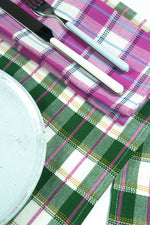San Andres Gingham Forest & Ivory Placemat