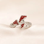 RED MUSHROOM RING (ADJUSTABLE)