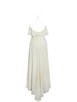 Idra Lace Trim Sleeveless Crochet Midi Trailing Dress