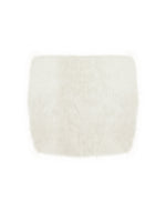 Narla Ivory Low-Waisted Fur Mini Skirt Miss Circle