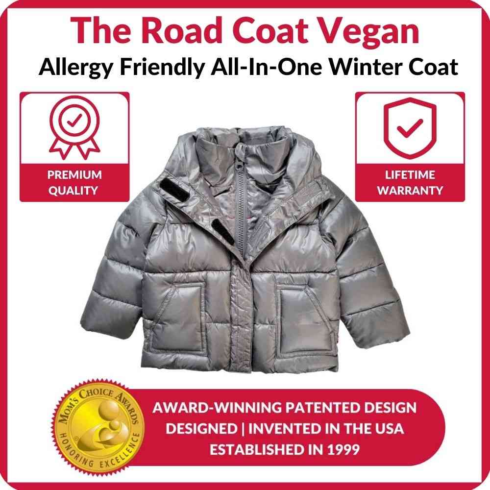 Car Seat Coat | The Road Coat Vegan - Platinum