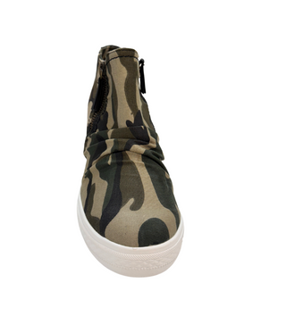 Ari Sneaker Wedge in Camo Naughty Monkey