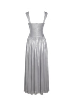 Palmer Silver Glitter Drop Waist Maxi Dress Miss Circle