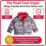 Car Seat Coat | The Road Coat Vegan - Rescue Print