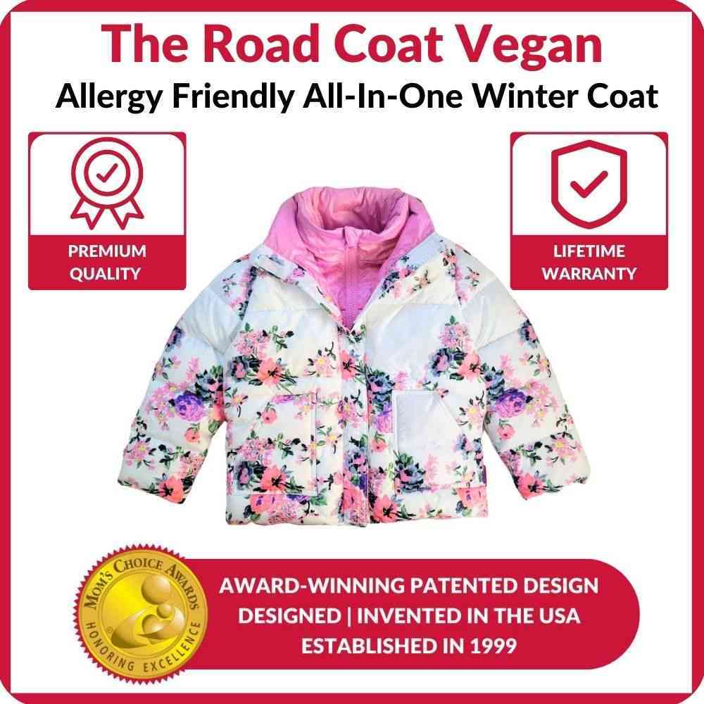 Car Seat Coat | The Road Coat Vegan - Floral Print