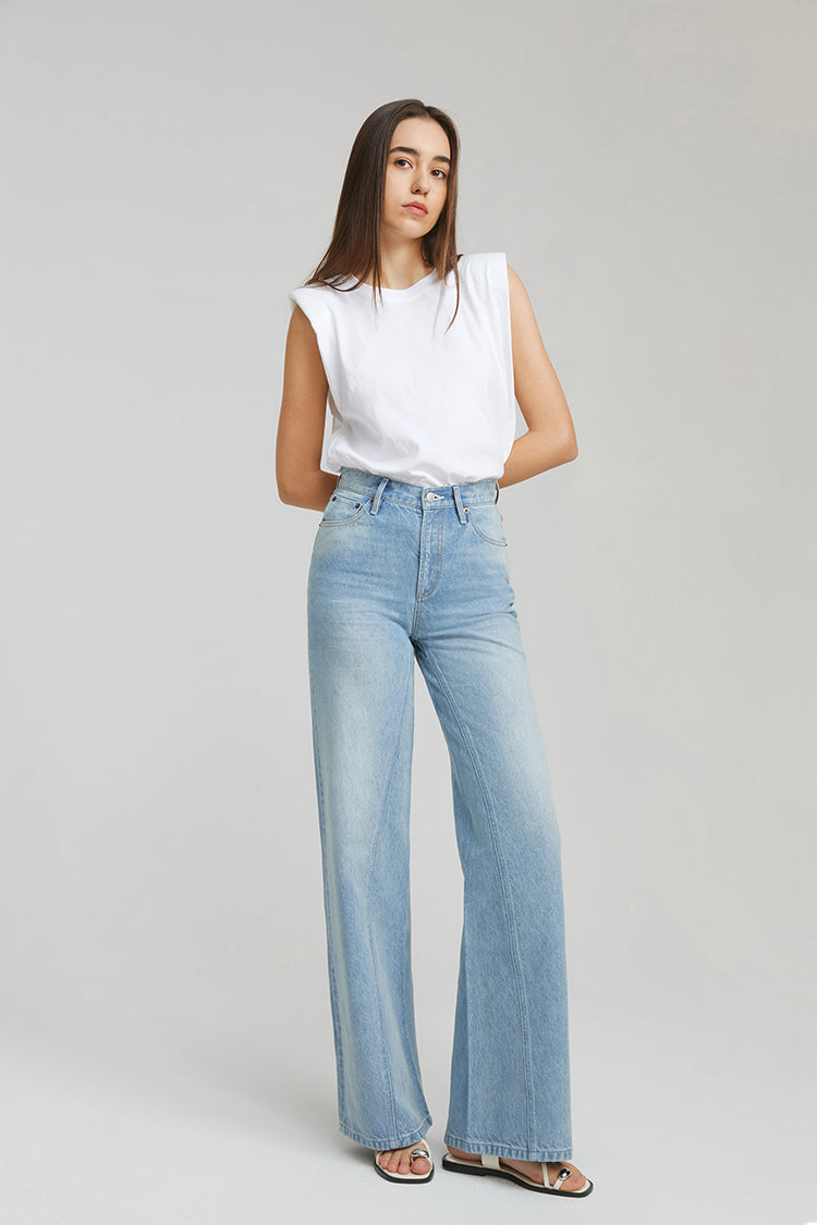 Angeles High Rise Baggy Jeans HJ103 Hey Joanie
