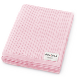Organic Ribbed Knit Cotton Baby Blanket - By Baano