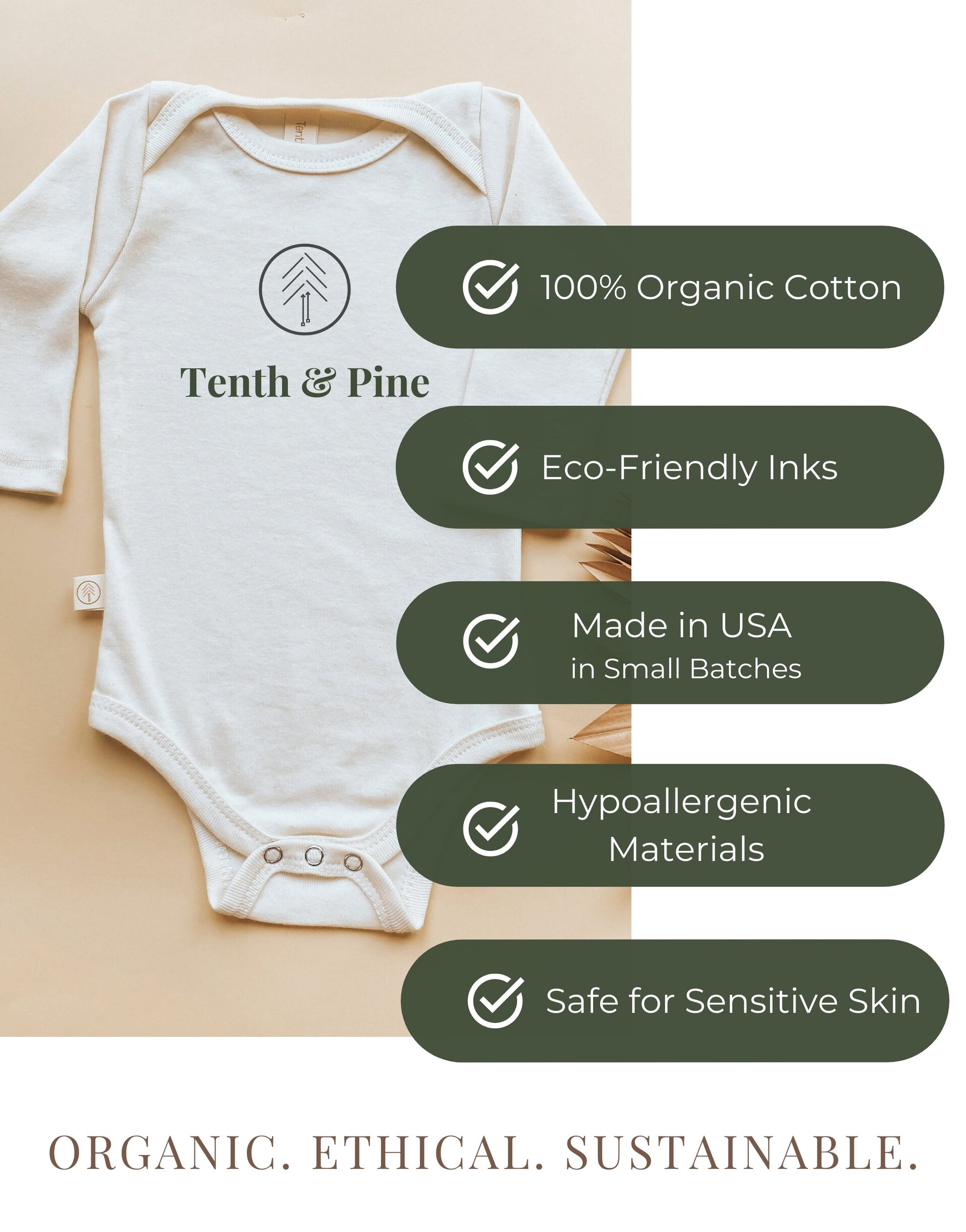 Half Birthday Organic Baby Bodysuit