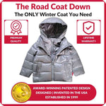 Car Seat Coat | The Road Coat Down - Platinum