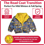 Car Seat Coat | The Road Coat Transition - Construction Print