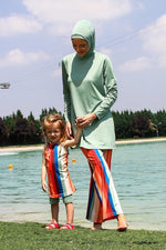 Lycra Green Kids Swimsuit K2210 - By Baano