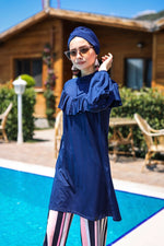 Lycra Navy Burkini Modest Swimwear M2012 - By Baano