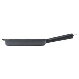 MASTERPAN Nonstick 3-Section Grill & Griddle Skillet, 11" (28cm)
