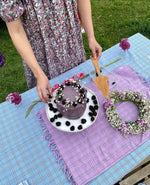 Chiapas Plaid Light Blue Kitchen Towel