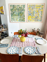 Xela Light Pink Jaspe Kitchen Towel