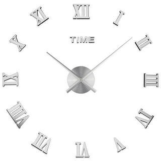 3D Big Acrylic Mirror Wall Clock Quartz Watch Still Life Clocks Frameless Wall Clock 3D Surface Mirror Wall Clock Modern Design Large Mute Wall Watches Stickers for Living Room Bedroom Home Decorations Modern Home Decoration Living Room Stickers Stevvex