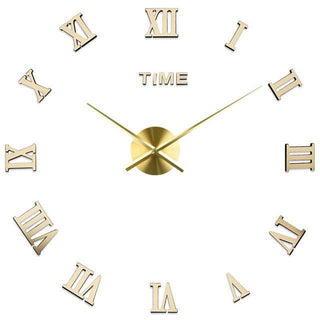3D Big Acrylic Mirror Wall Clock Quartz Watch Still Life Clocks Frameless Wall Clock 3D Surface Mirror Wall Clock Modern Design Large Mute Wall Watches Stickers for Living Room Bedroom Home Decorations Modern Home Decoration Living Room Stickers Stevvex
