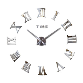 3D Big Acrylic Mirror Wall Clock Quartz Watch Still Life Clocks Frameless Wall Clock 3D Surface Mirror Wall Clock Modern Design Large Mute Wall Watches Stickers for Living Room Bedroom Home Decorations Modern Home Decoration Living Room Stickers Stevvex