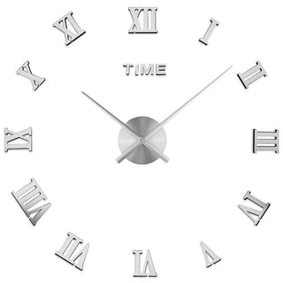 3D Big Acrylic Mirror Wall Clock Quartz Watch Still Life Clocks Frameless Wall Clock 3D Surface Mirror Wall Clock Modern Design Large Mute Wall Watches Stickers for Living Room Bedroom Home Decorations Modern Home Decoration Living Room Stickers Stevvex