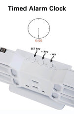 3D Large LED Digital Wall Clock Date Time Celsius Nightlight Display Table Desktop Clocks 3D Digital Alarm Clock Modern Design LED Wall Desk Clocks 12/24H Time /Date/ Temperature Display Nightlight /Brightness Adjustable/ Alarm Clock For Living Room Stevvex