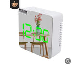 3D Large LED Digital Wall Clock Date Time Celsius Nightlight Display Table Desktop Clocks 3D Digital Alarm Clock Modern Design LED Wall Desk Clocks 12/24H Time /Date/ Temperature Display Nightlight /Brightness Adjustable/ Alarm Clock For Living Room Stevvex