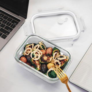 Glass Container w/ Silicone Wrap Set