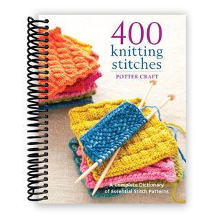 400 Knitting Stitches: A Complete Dictionary of Essential Stitch Patterns (Spiral Bound) - By Baano